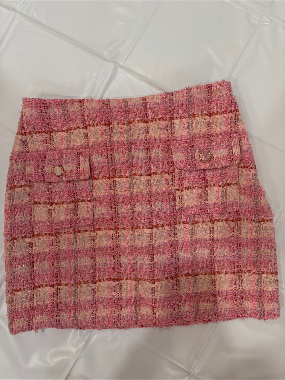 Endless Rose Pink tweed skirt